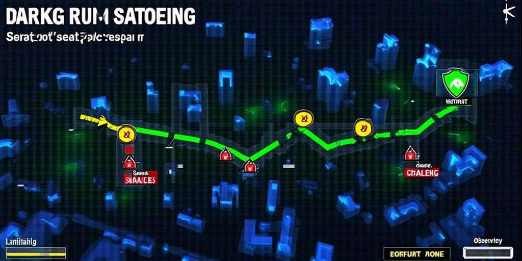 暗区突围安全路线，如何避开危险区域高效撤离  第1张